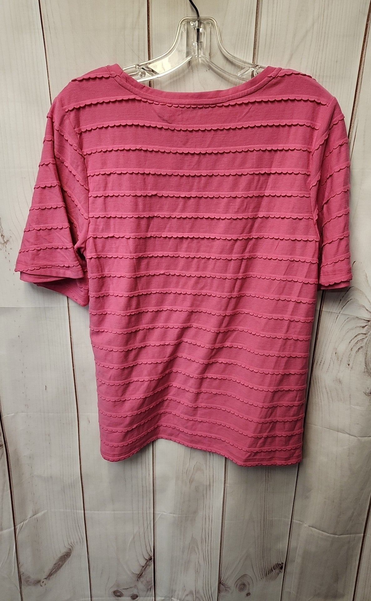 Isaac Mizrahi Live Women's Size S Pink Short Sleeve Top