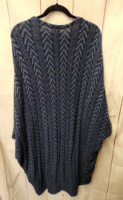 Lucky Brand Women's Size M Blue Cardigan