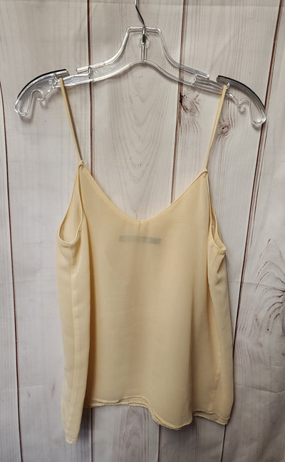Zara Women's Size M Peach Sleeveless Top