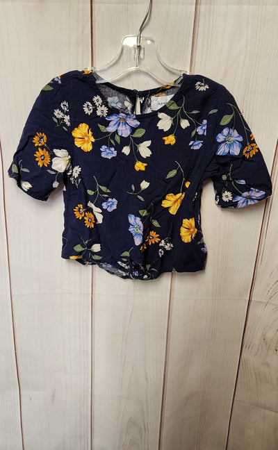 Old Navy Girl's Size 4 Navy Shirt
