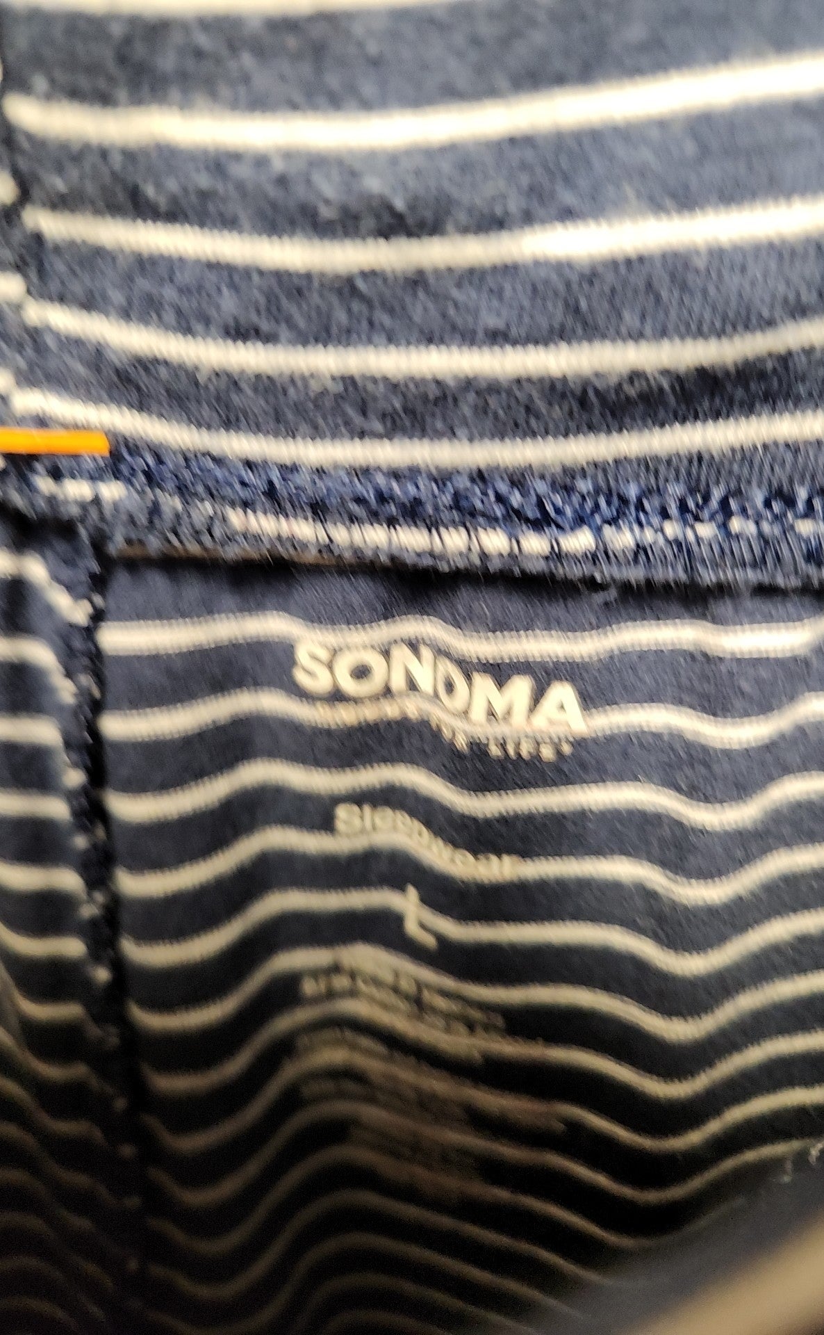 Sonoma Women's Size L Navy PJ Bottoms