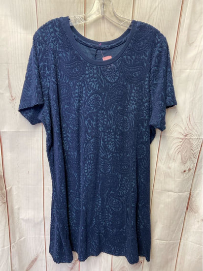 Swimsuits for all Women's Size 18/20 Navy Cover-Up