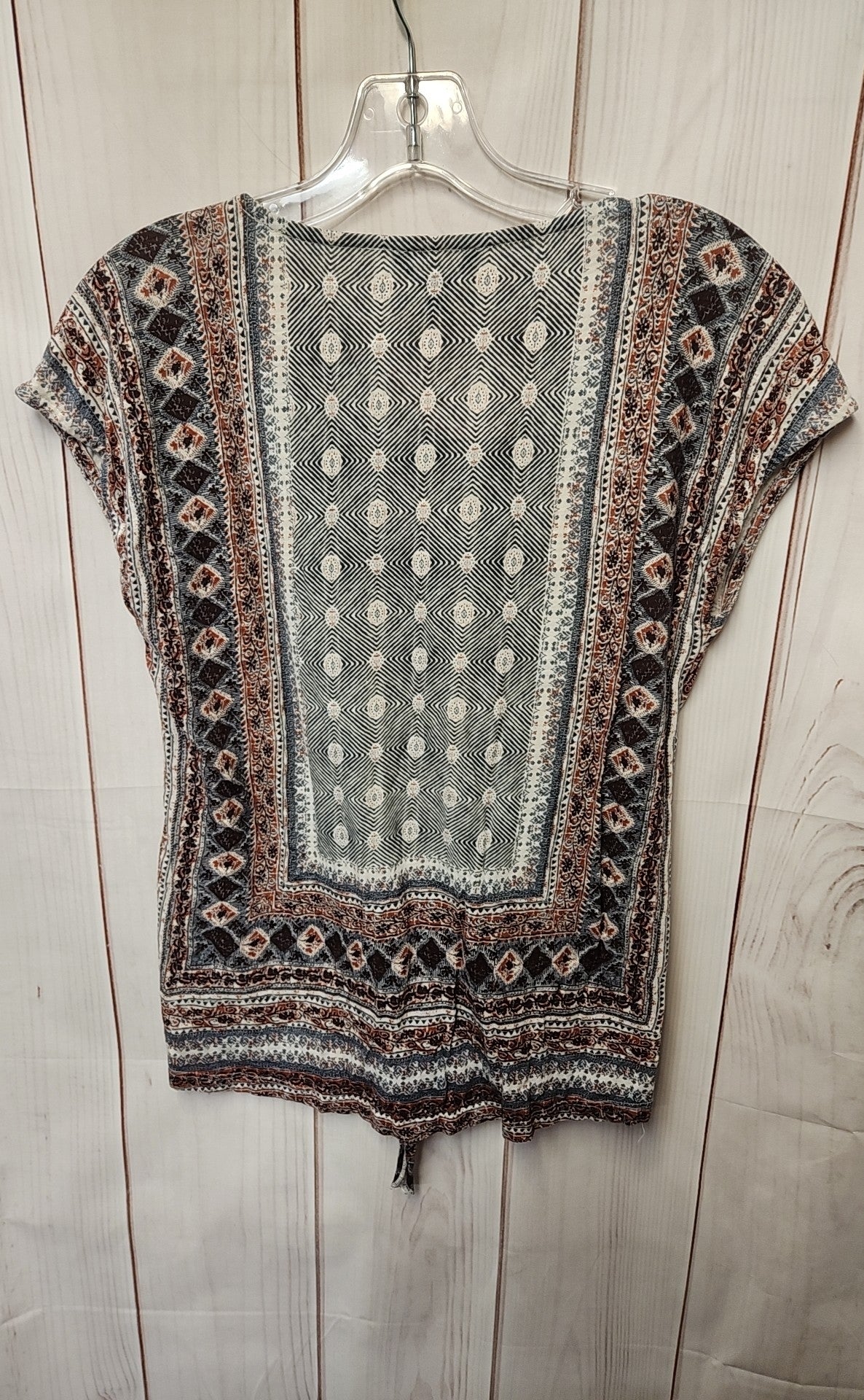 Lucky Brand Women's Size S Blue Short Sleeve Top