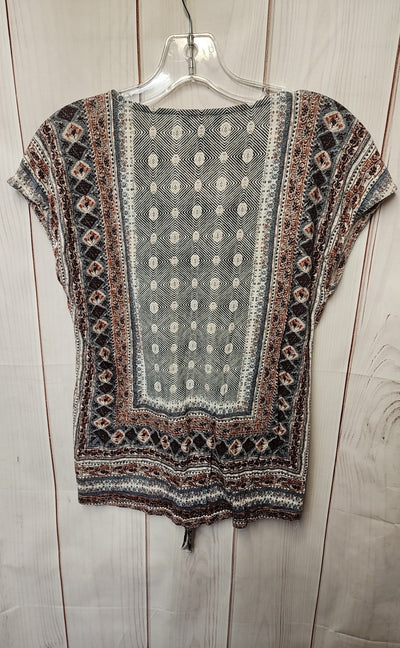 Lucky Brand Women's Size S Blue Short Sleeve Top