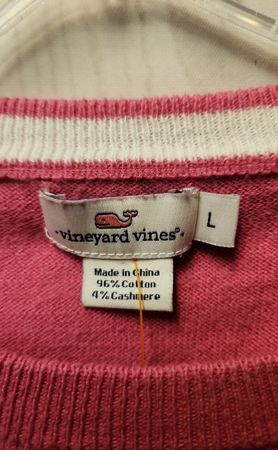 Vineyard Vines Women's Size L Pink Sweater