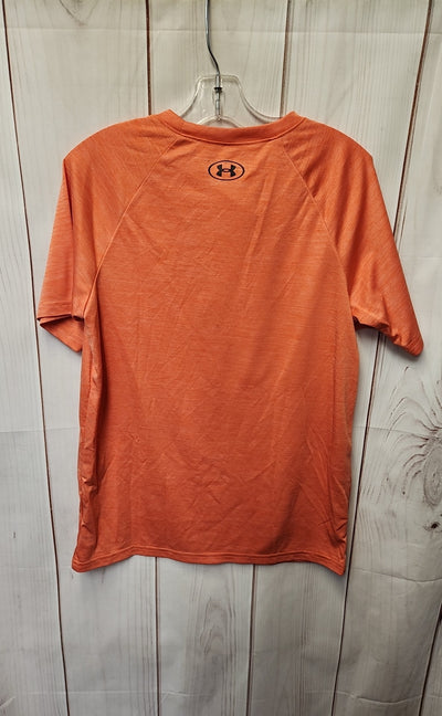 Under Armour Boy's Size 14/16 Orange Shirt