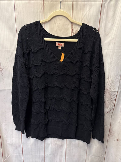 Evri Women's Size 1X Black Sweater