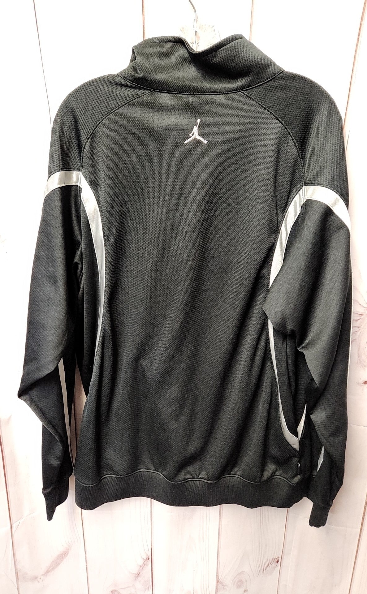 VTG Air Jordan by Nike Men's Size L Black Track Full Zip Jacket