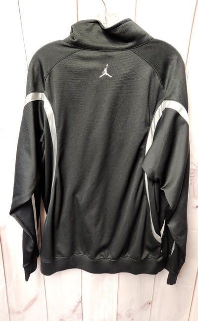 VTG Air Jordan by Nike Men's Size L Black Track Full Zip Jacket