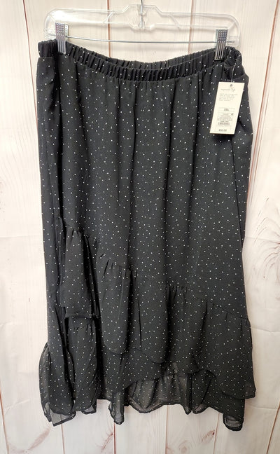 NWT A New Day Women's Size XXL Black Skirt