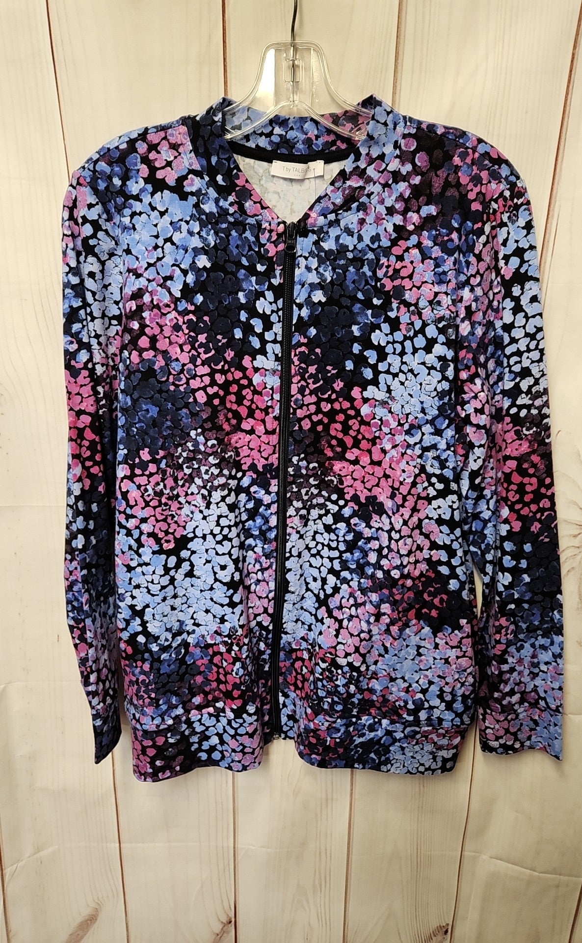Talbots Women's Size S Blue Floral Jacket
