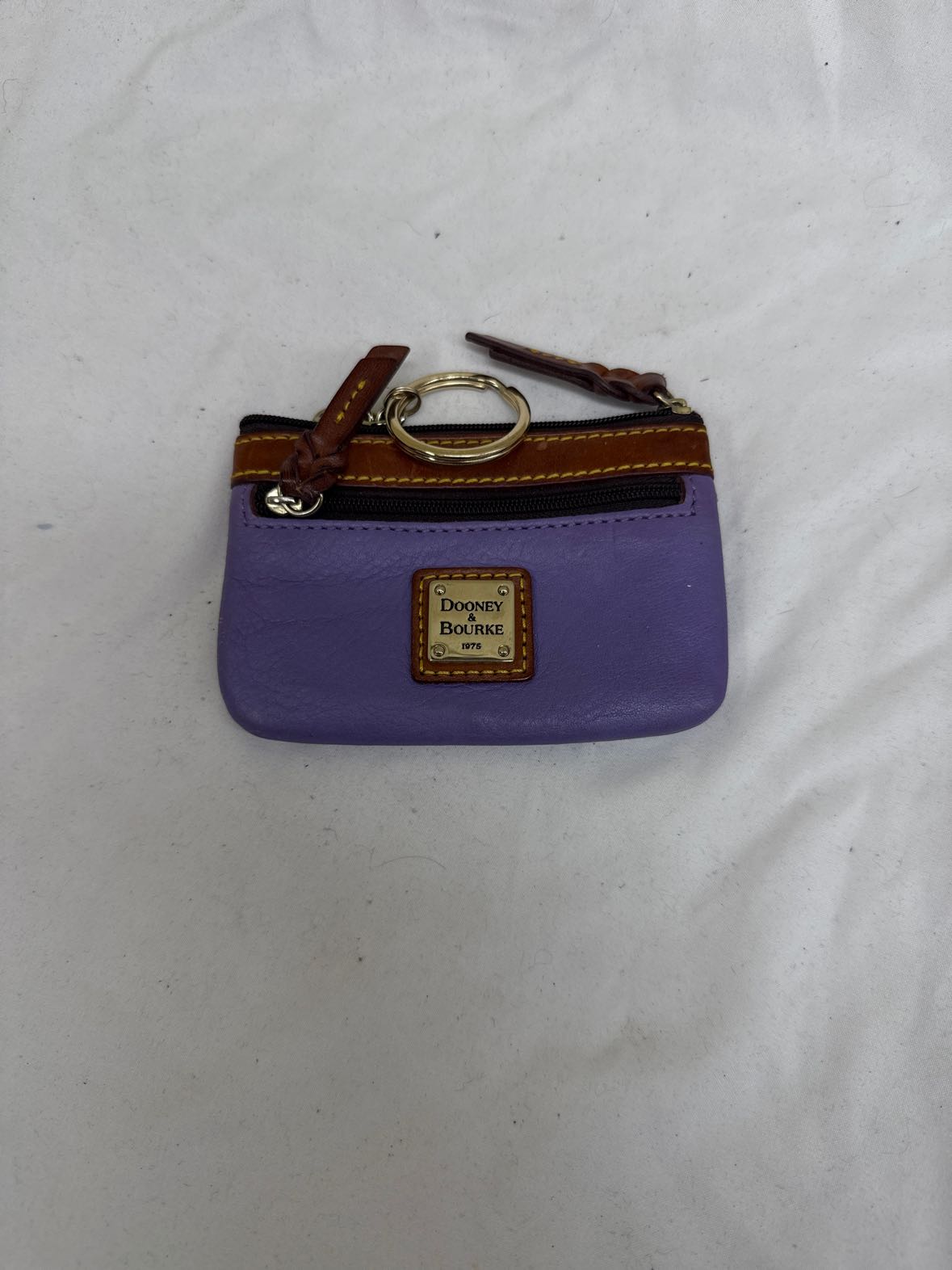 Dooney & Bourke Purple Leather Change Purse