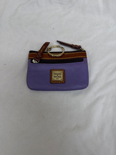 Dooney & Bourke Purple Leather Change Purse