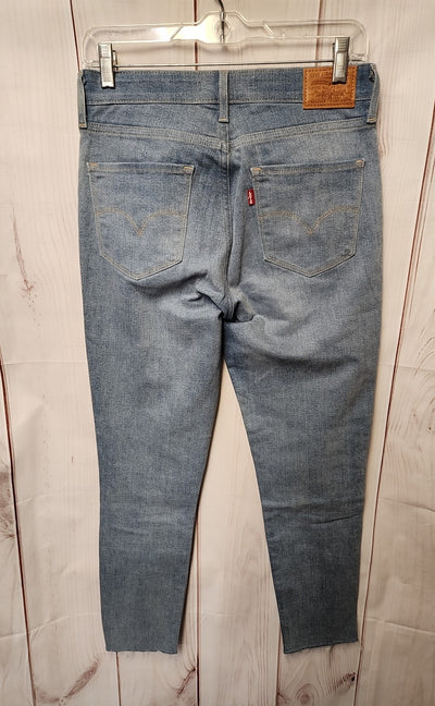 Levis Women's Size 29 (7-8) Blue Jeans 721 High Rise Skinny