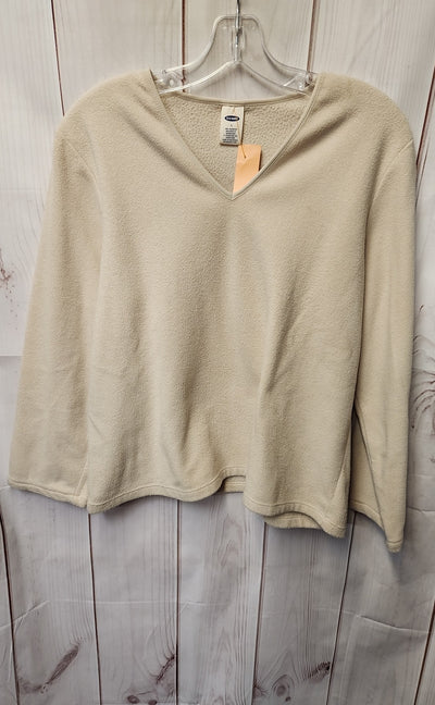 Old Navy Women's Size L Beige Sweatshirt