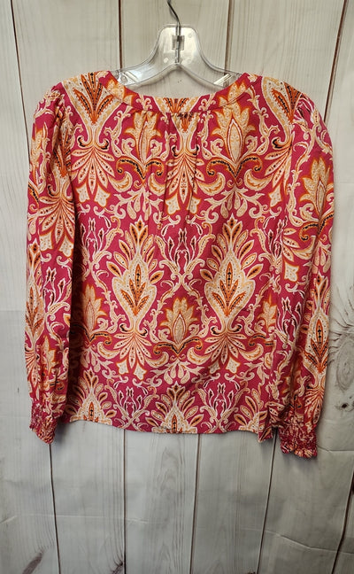 Loft Women's Size S Pink Long Sleeve Top