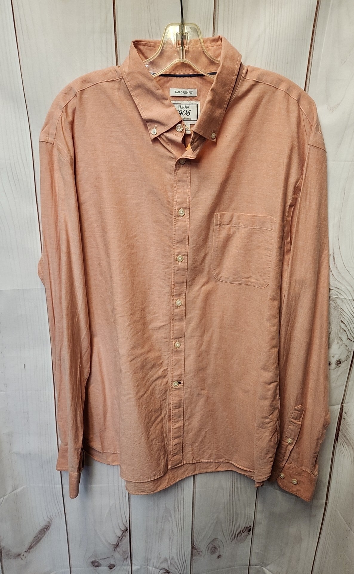 Jos A Bank Men's Size XL Peach Shirt