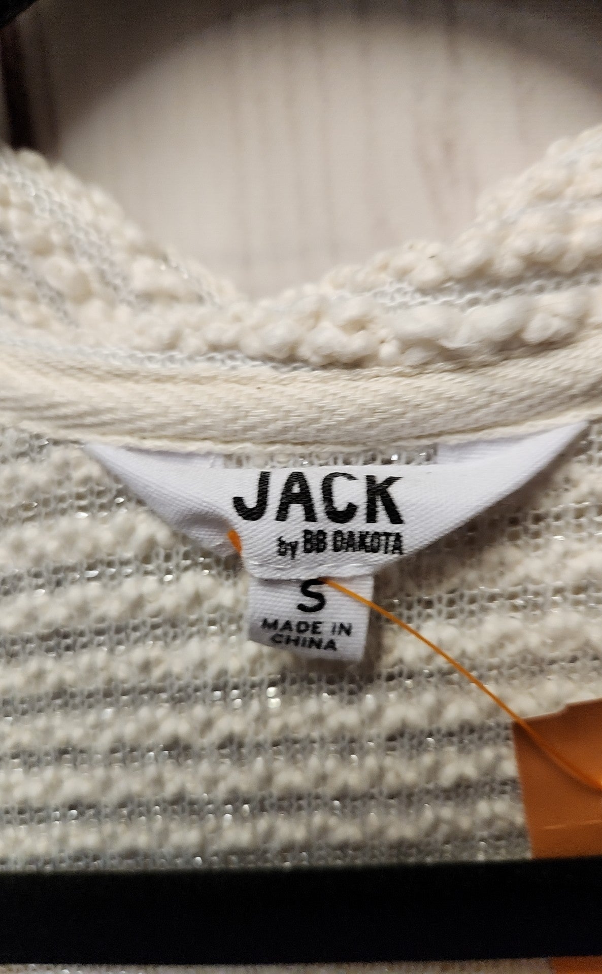 Jack by BB Dakota Women's Size S White Cardigan