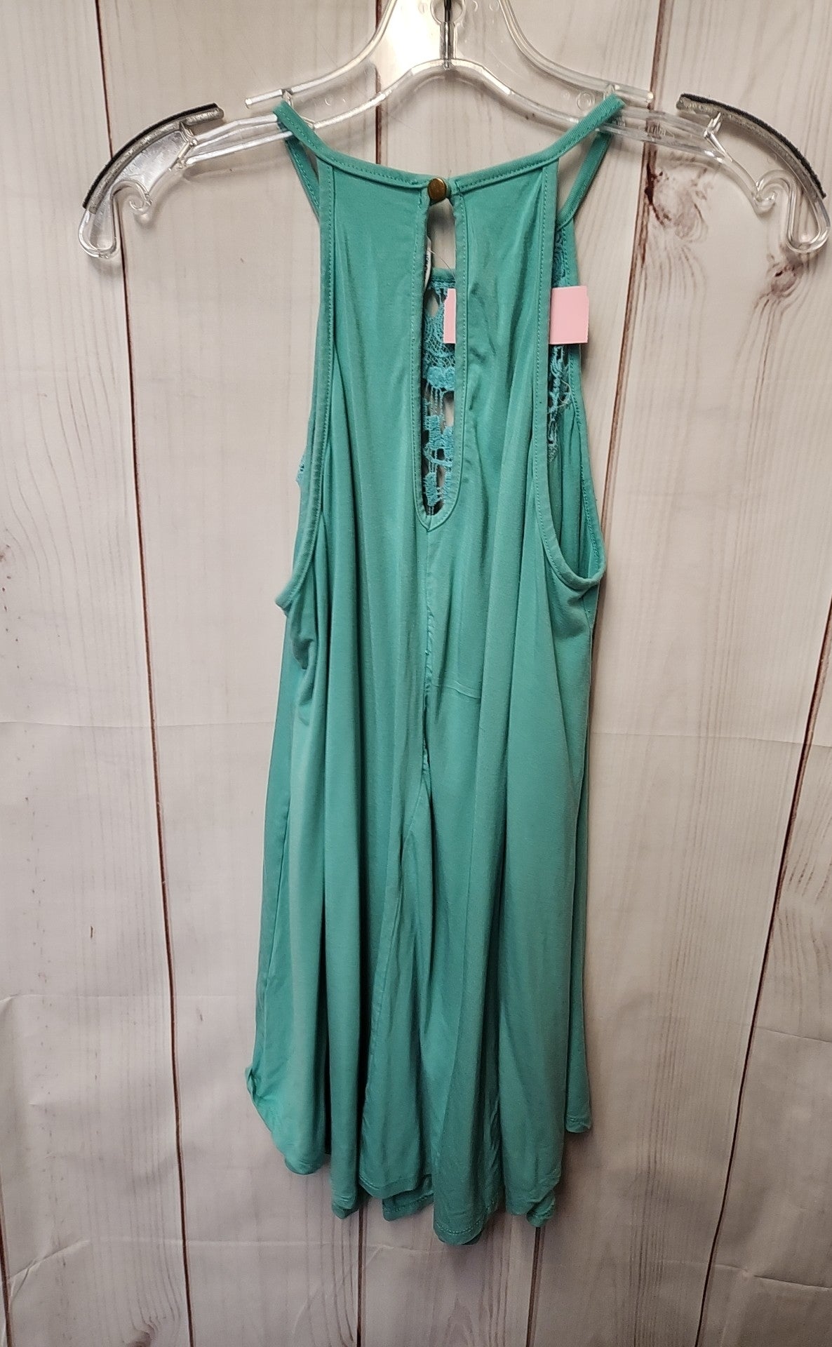 Twins But Not Women's Size S Green Sleeveless Top