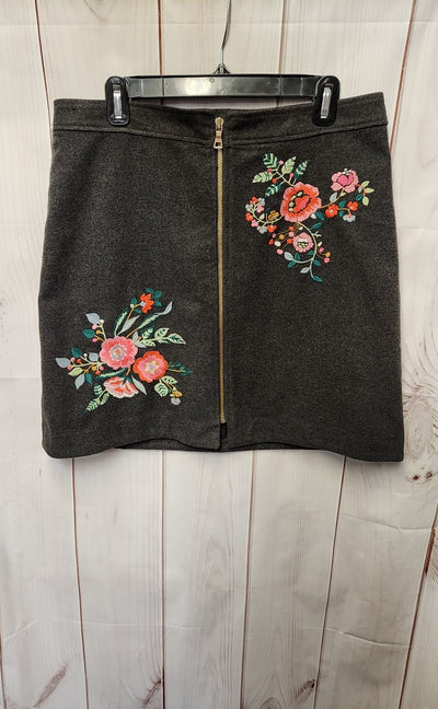 Loft Women's Size 12 Gray Skirt