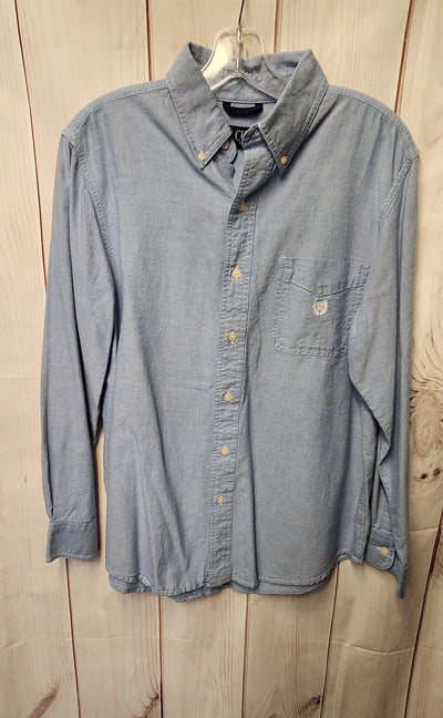 Chaps Men's Size M Blue Shirt