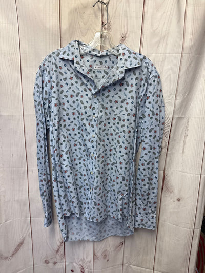 Etro Men's Size L Blue Shirt