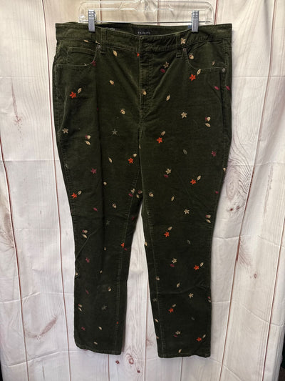 NWT Talbots Women's Size 14 Green Pants