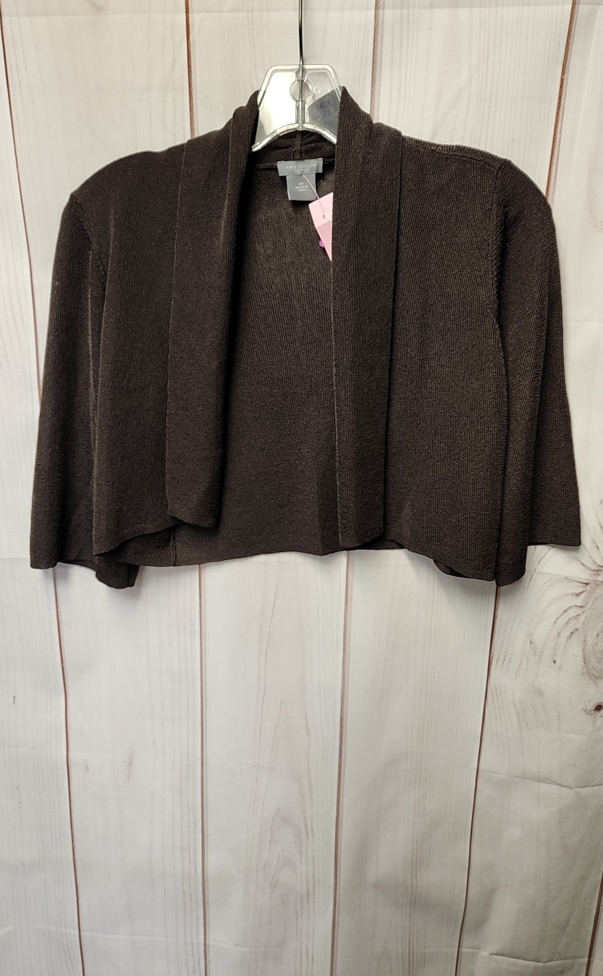 Ann Taylor Women's Size S Petite Brown Cardigan
