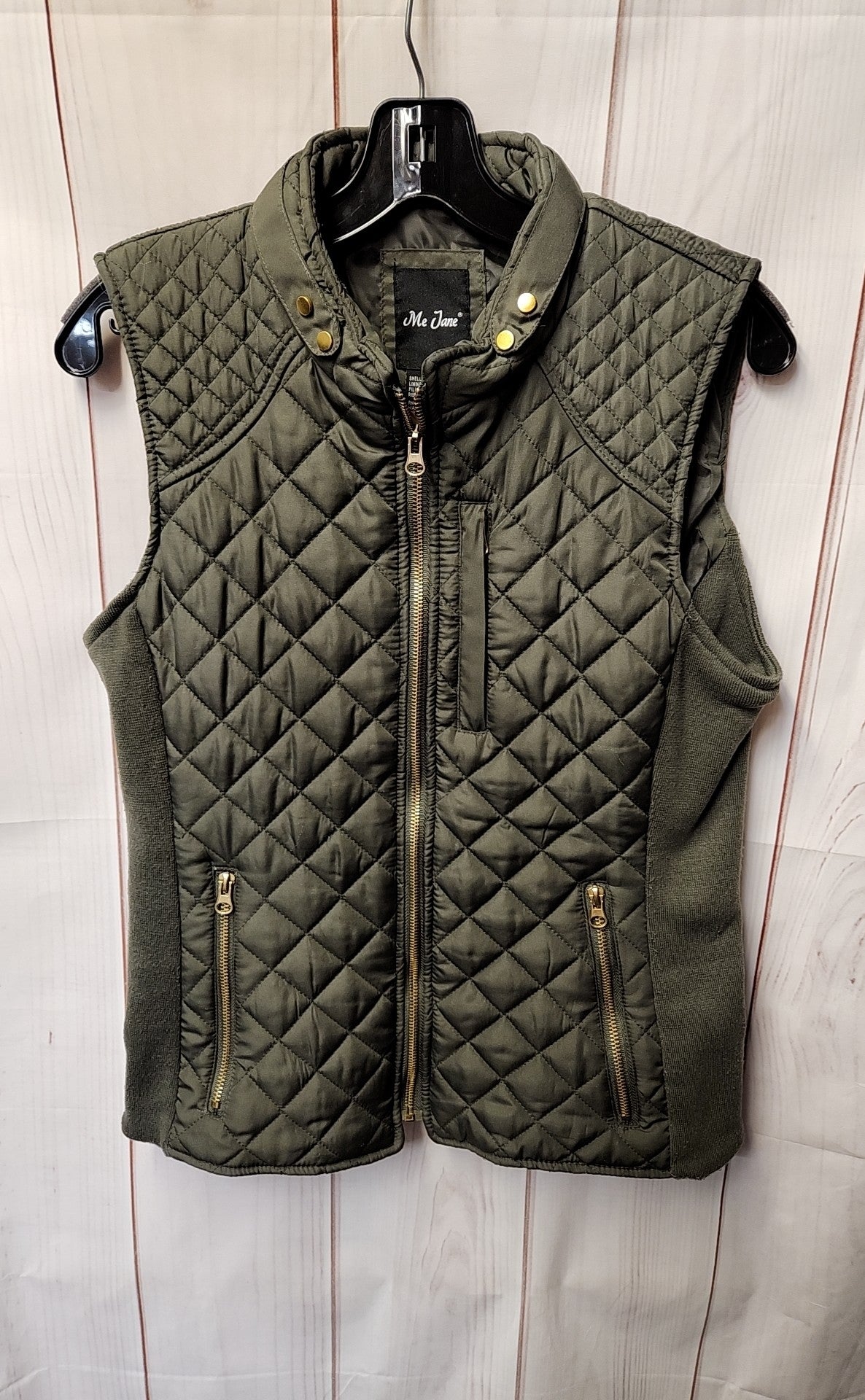 Me Jane Women's Size XL Green Vest