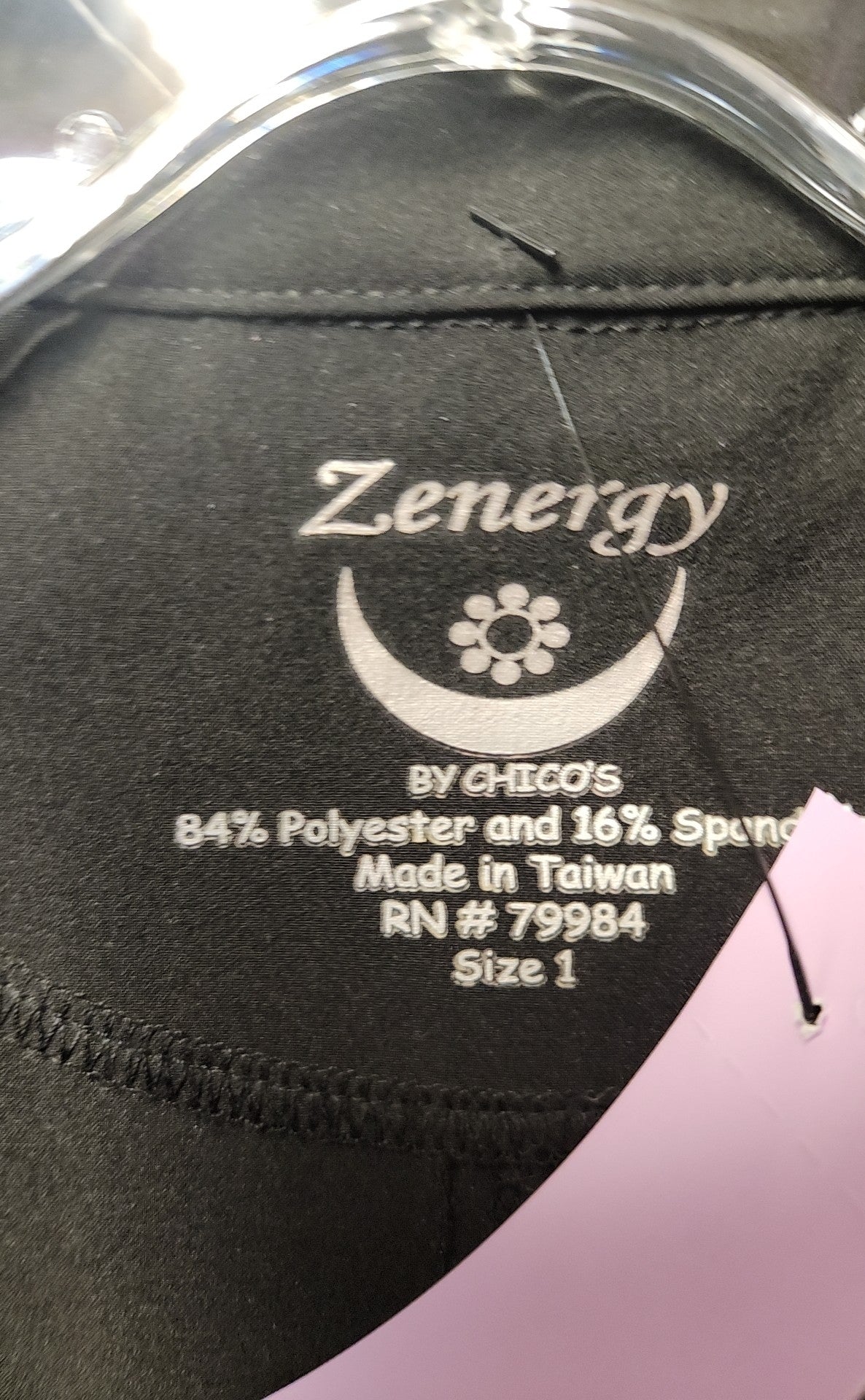 Zenergy - Chico's Women's Size 1 = US M Black Jacket