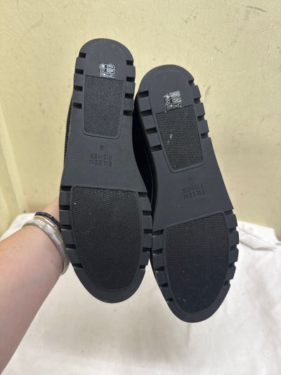 Eileen Fisher Women's Size 9 Black Platform Flats Shoes