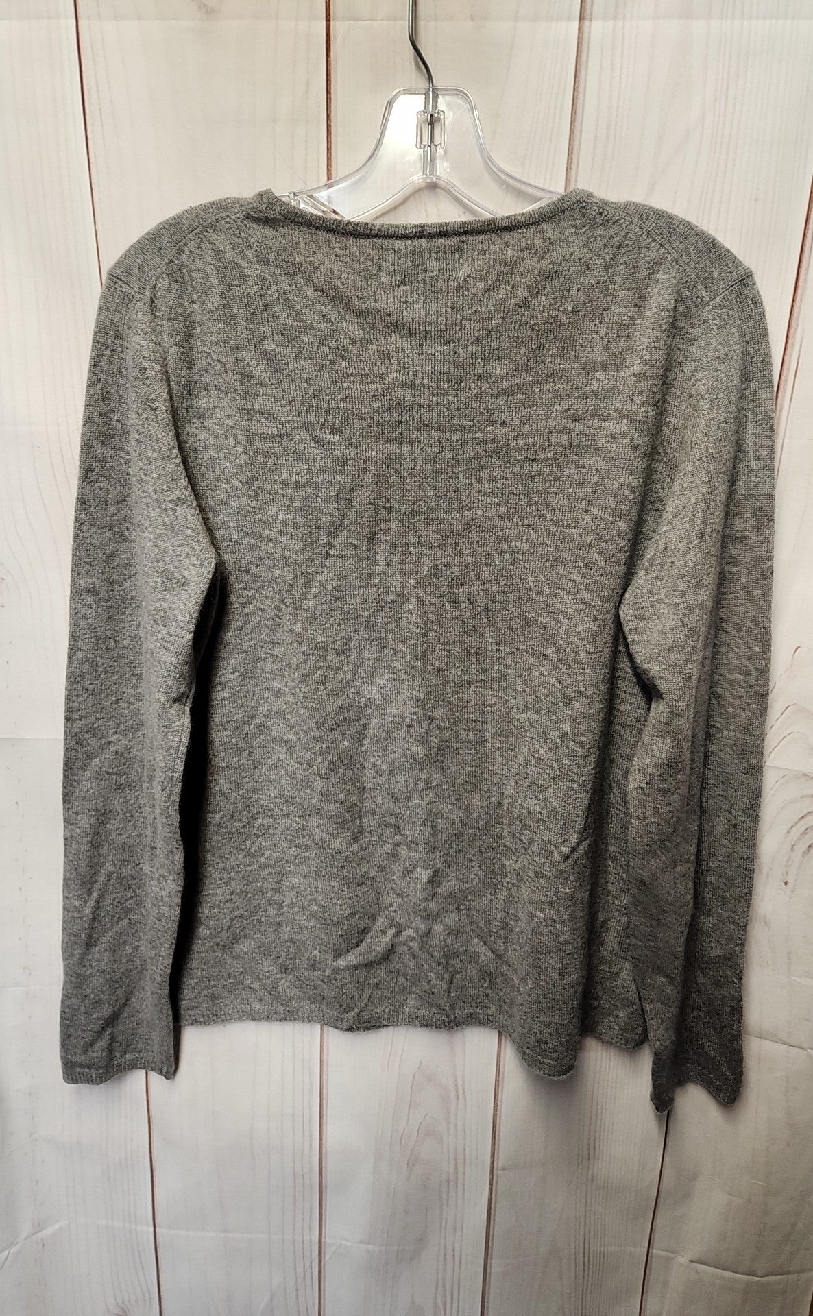 Sutton Studio Women's Size XL Gray Cashmere Sweater