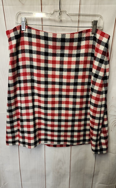 Talbots Women's Size 16 Red & White Skirt