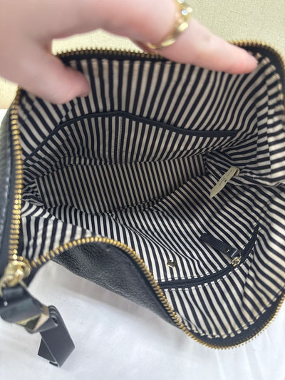 Kate Spade Black Leather Purse Bag AS IS - wear