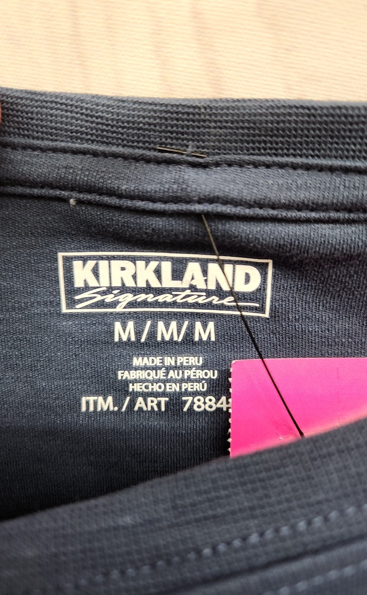 Kirkland Men's Size M Blue Shirt