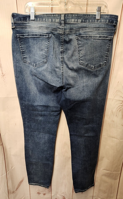 NYDJ Women's Size 33 (15-16) Blue Jeans Ami Skinny