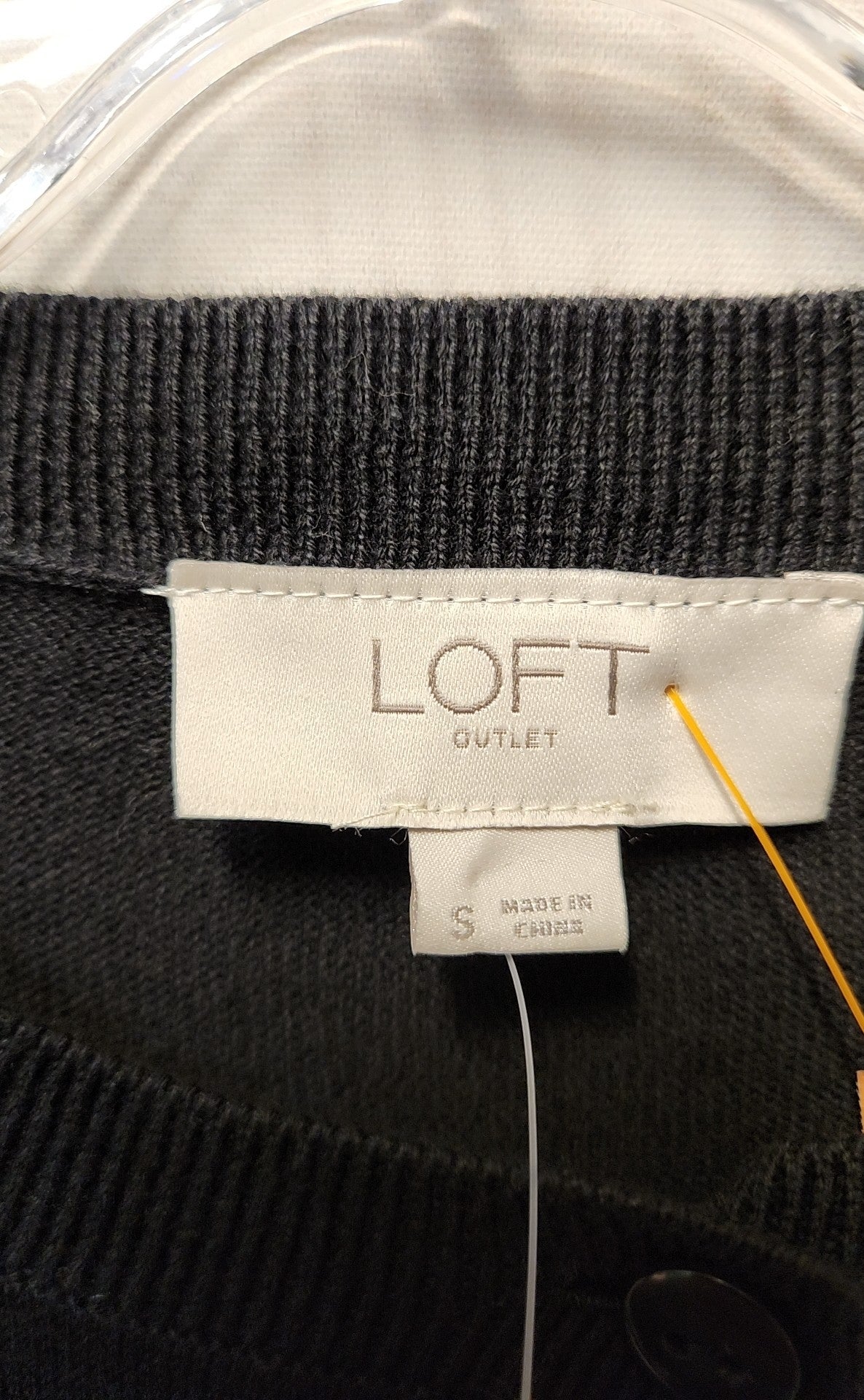 NWT Loft Women's Size S Black Cardigan