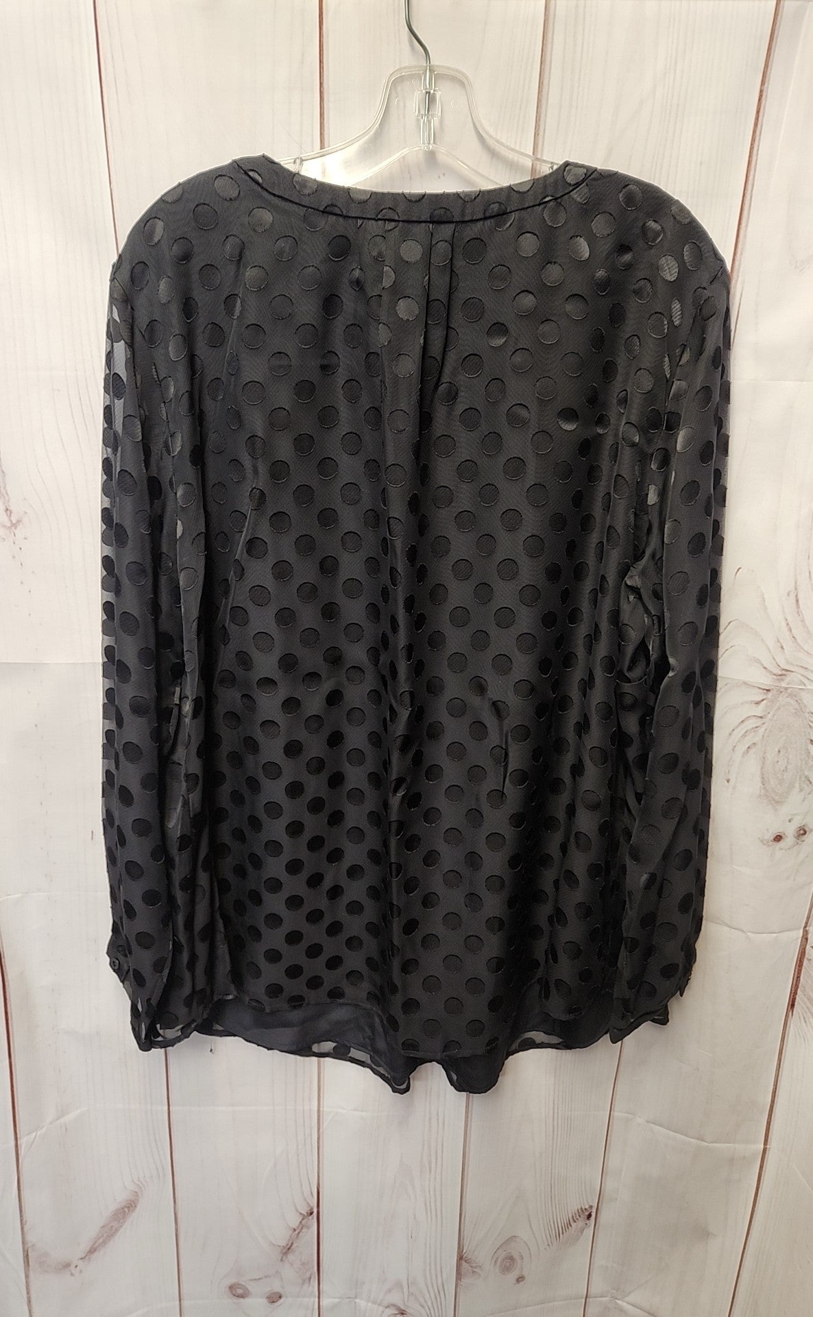Talbots Women's Size 2X Black Long Sleeve Top