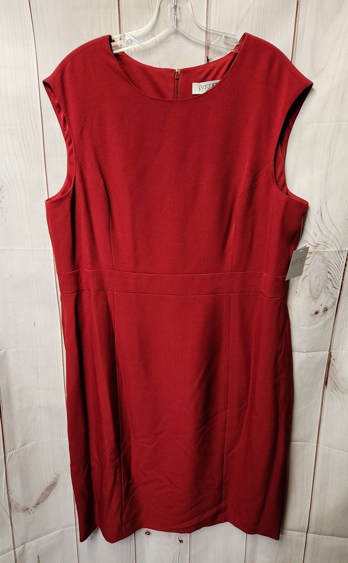 NWT Kasper Women's Size 18 Red Dress