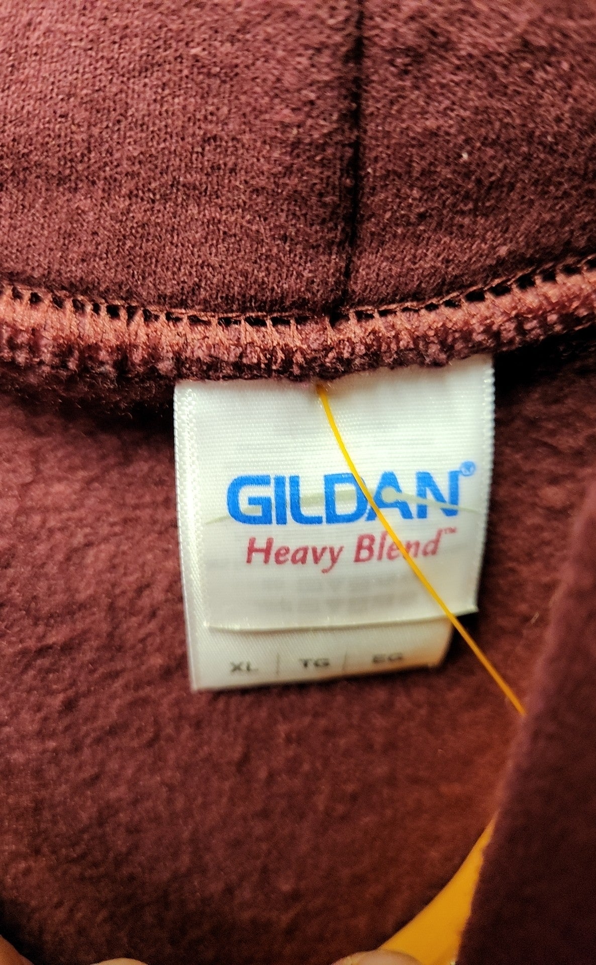 Ymca Men's Size XL Maroon Sweatshirt