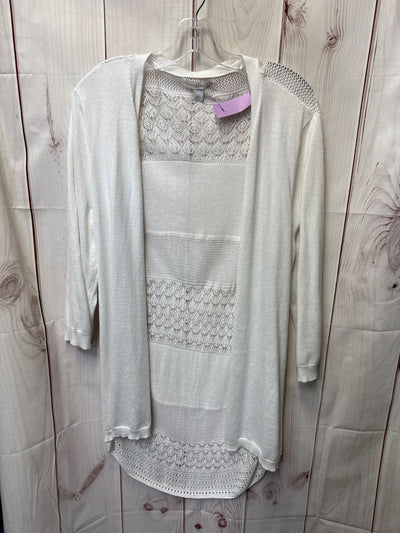 Westport Women's Size XL White Cardigan