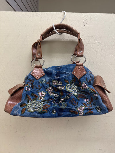 Cache Blue Purse Bag