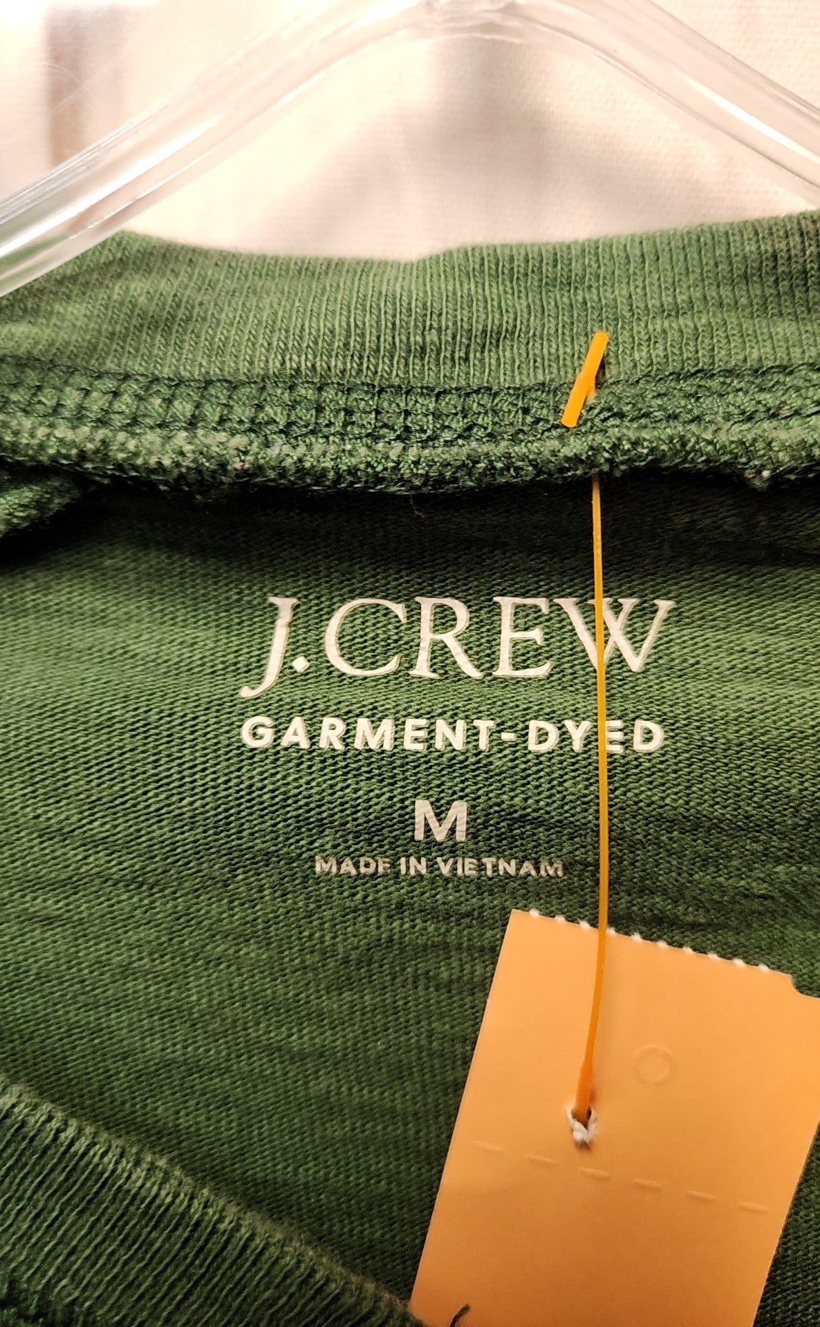 J Crew Men's Size M Green Shirt