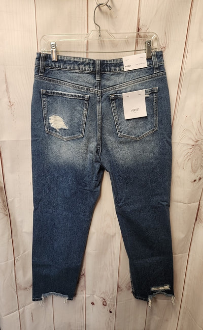 NWT Vervet Women's Size 29 (7-8) Blue Jeans Beverly Super High Rise