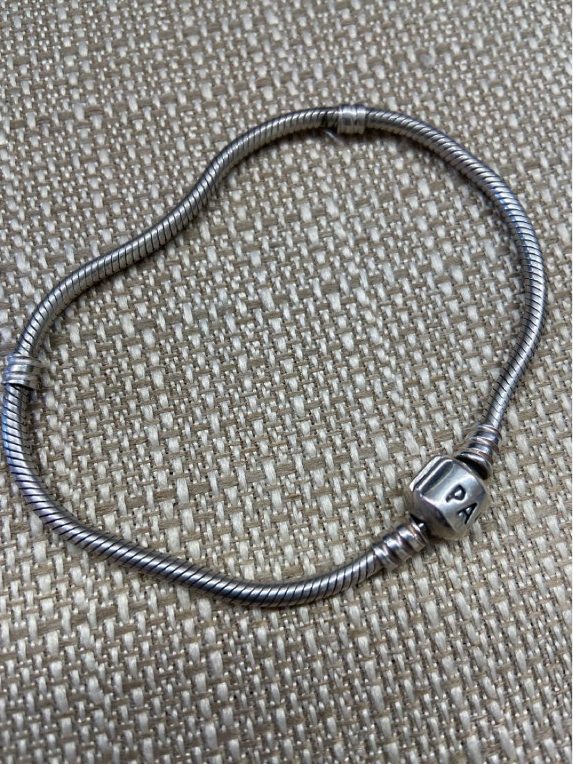 Pandora .925 Sterling Silver Charm Bracelet