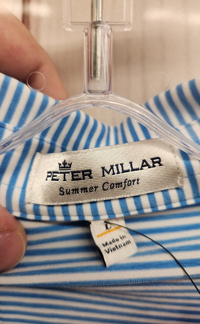 Peter MIllar Men's Size L Blue Shirt