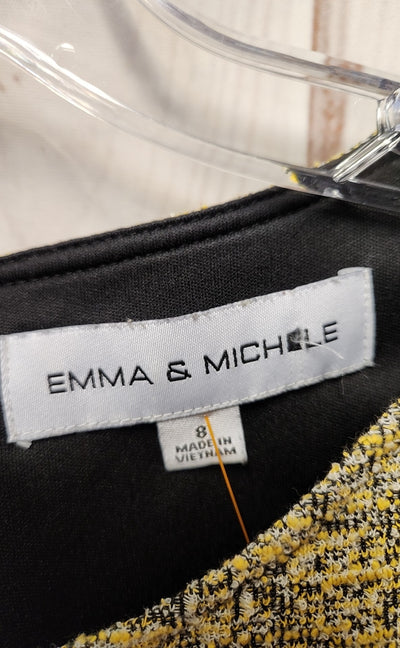 Emma & Michele Women's Size 8 Yellow Dress