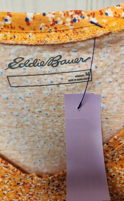 Eddie Bauer Women's Size M Orange Sleeveless Top