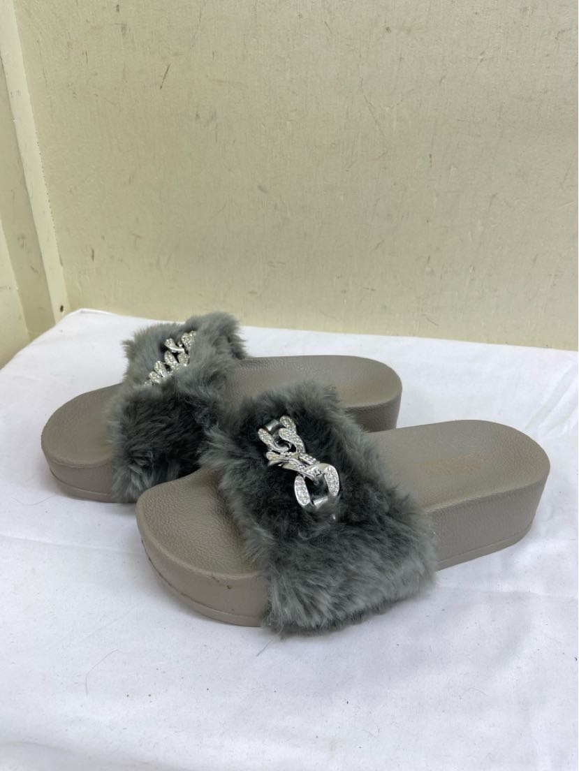Catherine Women's Size 40 = 9-1/2 Gray Sandals Shoes