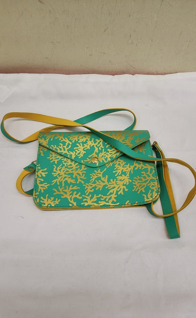Top It Off Green Purse Bag